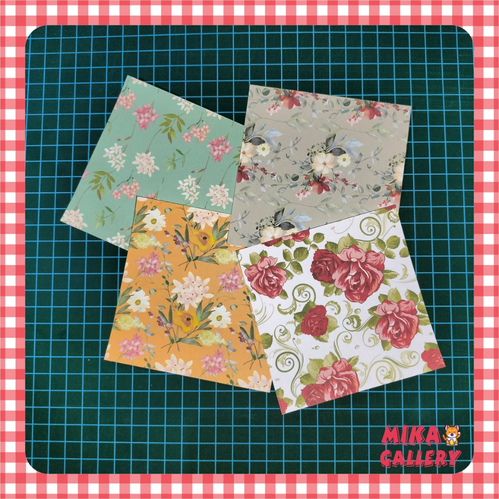

Kertas Scrapbook Paper Deco Journal Bujo Catatan 10x10cm