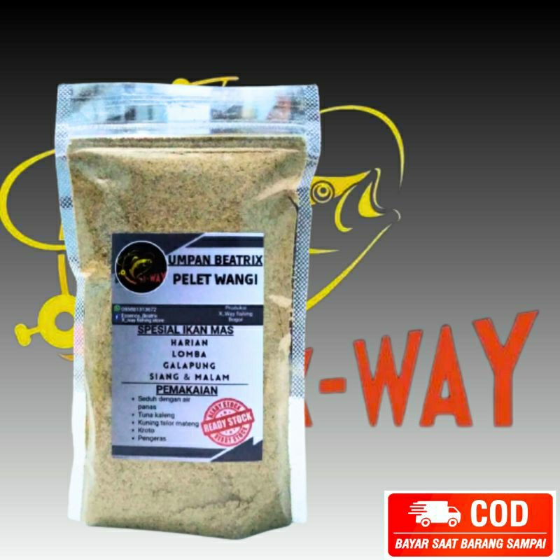 UMPAN PELET IKAN MAS