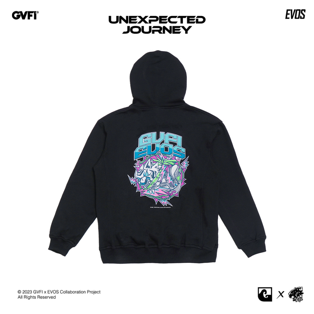 GVFI X EVOS Hoodie Black