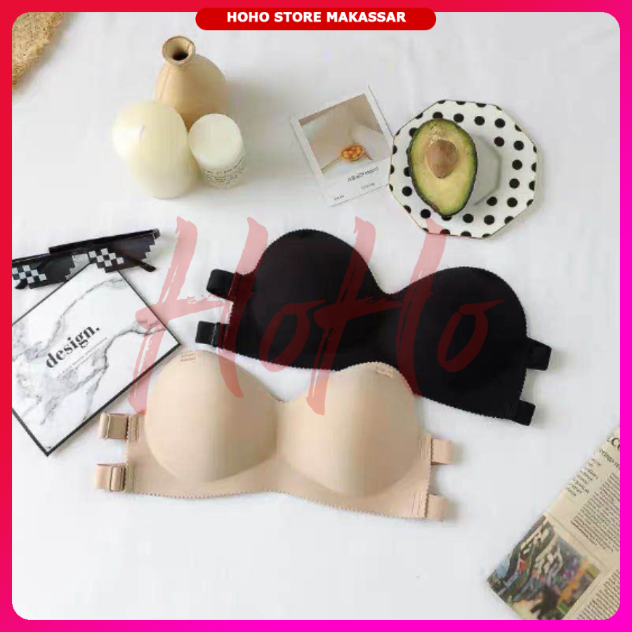 Bra Wanita Tanpa Kawat Seamless Bra BH Tanpa Tali Push Up Strapless Bra Invisible Pakaian Dalam Wani