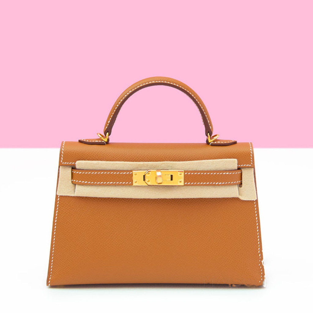Tas 26Hermes Kelly Togo Size 26 Cokelat Premium