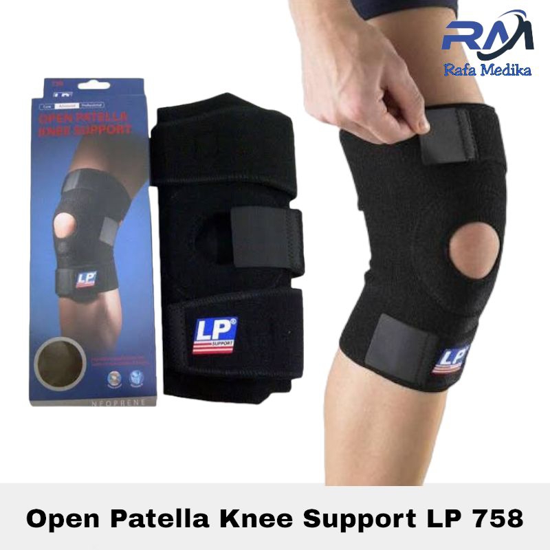 LP 758 Open Patella Knee Support Deker Lutut LP