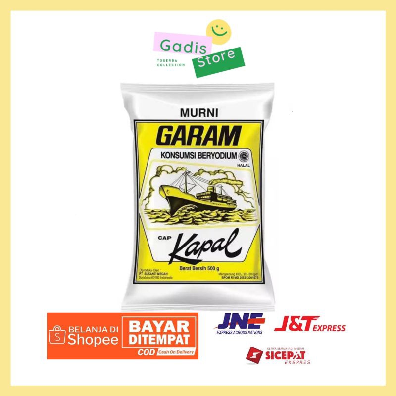 

Garam Cap Kapal - Beryodium 250 gr
