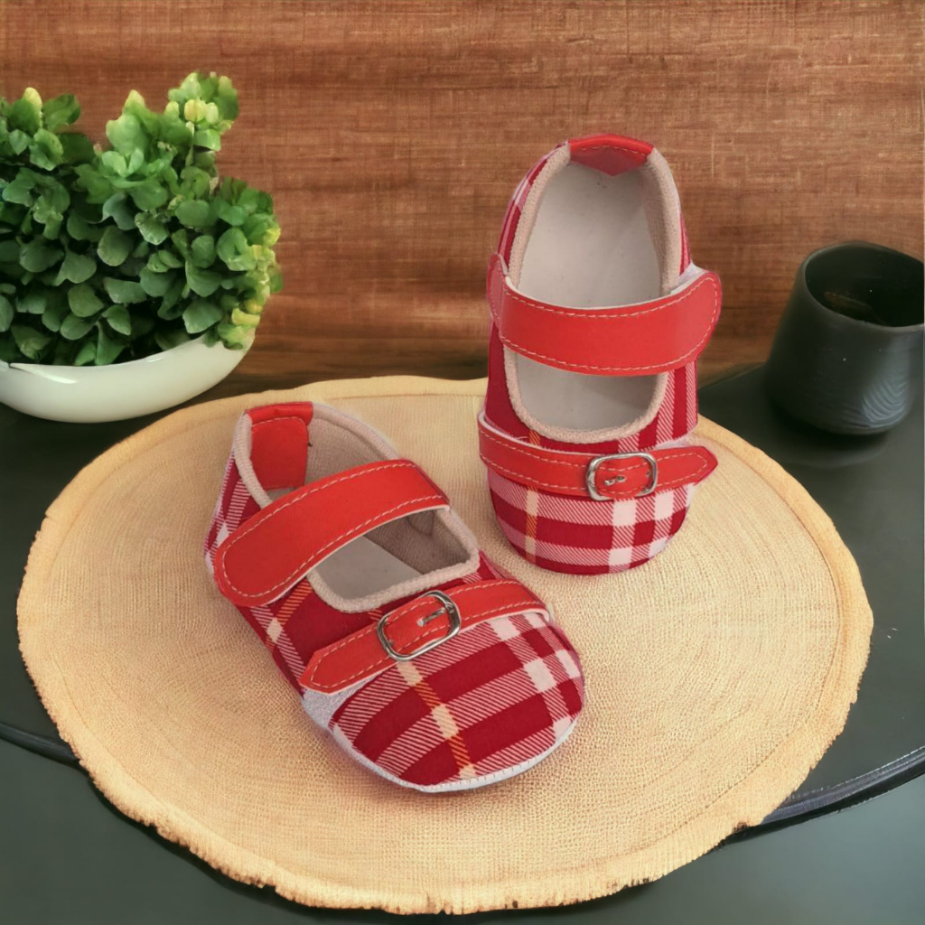 Sepatu Bayi Perempuan Balet Beri Gesper Baby Prewalker