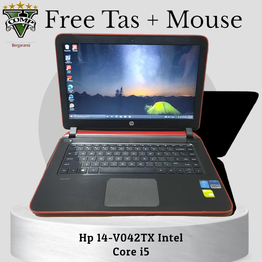 Laptop HP 14 - v042TX, Core i5-4210U, DobleVga Nvidia Geforce 840M, Ram 4gb