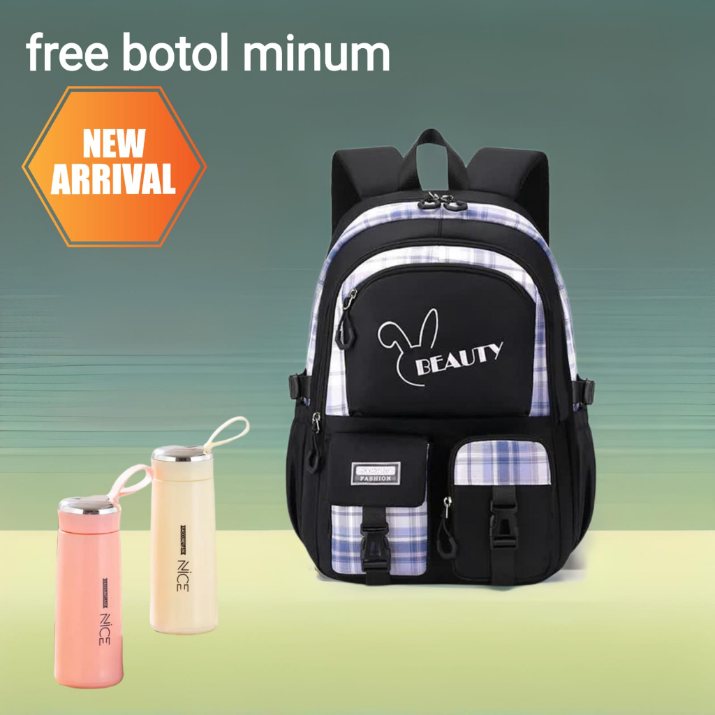 Tas Sekolah anak Tas Ransel Casual cewek 3 in 1 Luminous Backpak Tas Sekolah TR804