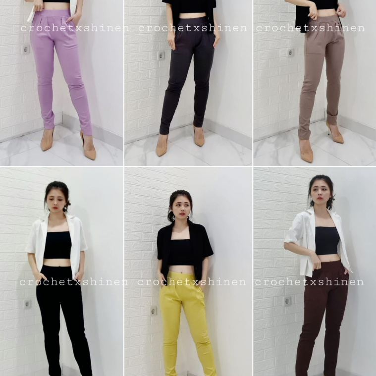 CROCHET - HAREM PANTS - HAREM BK - Celana Harem Jumbo Best Seller Shinen