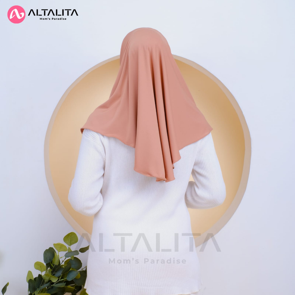 Altalita - Kerudung Instan Qaila Penguin Jilbab Sport Size M Menutup Dada Hijab Bergo Hamidah pet Tebal Bahan Jersey Premium Cocok Untuk Sekolah Olahraga Volly Futsal Badminton dan Sehari-Hari