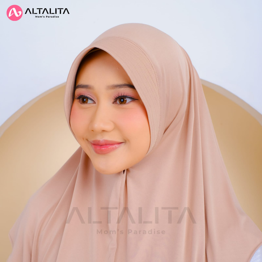 Altalita - Jilbab Instan Qaila Penguin Hijab Sport Size M Menutup Dada Kerudung Bergo Hamidah pet Tebal Bahan Jersey Premium Cocok Untuk Sekolah Olahraga Volly Futsal Badminton dan Sehari-Hari