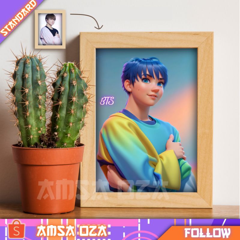 FOTO JADI ILUSTRASI ANIME 3D/illustrasi disney style /vektor anime/vektor background anime/vektor ba