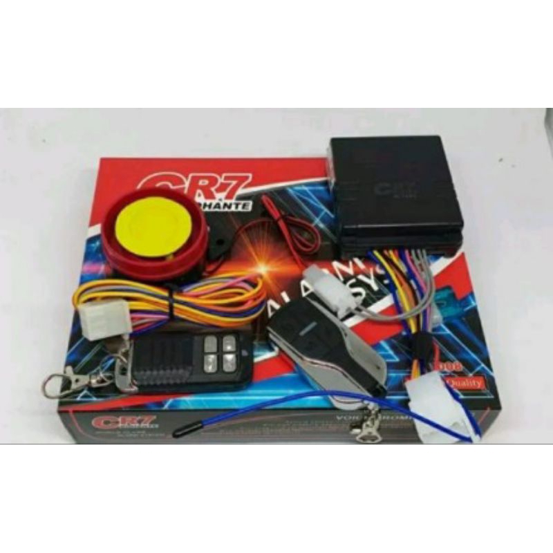 alarm motor cr7 hidup motor dari jauh