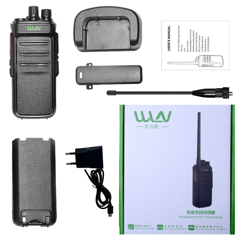 HT WLN C1000 Jarak Jauh 10km Walkie Talkie Power 10 watt Battery 2500Mah