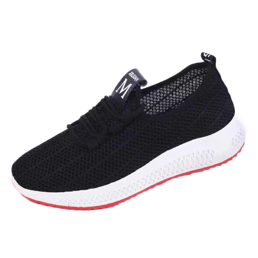 Sepatu wanita sneakers import/sepatu sneakers import trendy bertali fashion/shoes slip premium hitam