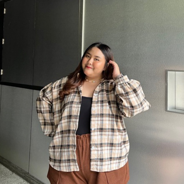 Kemeja Flanel Bigsize | Oversize flanel korean style