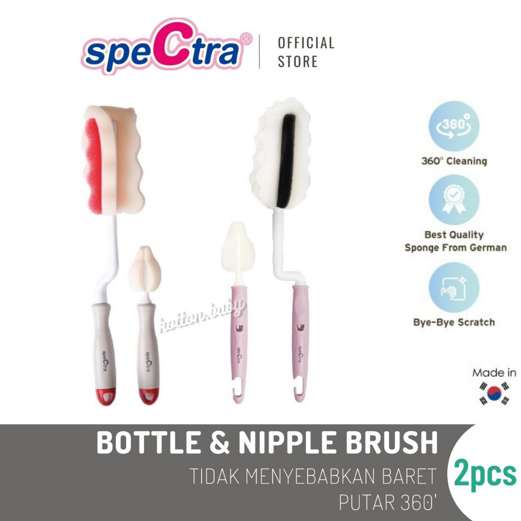 Sikat Botol Spectra (Bottle + Nipple Brush)