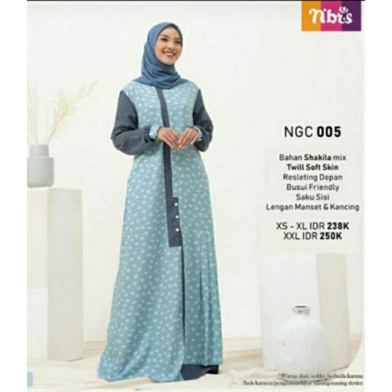 Gamis Ngc 006 baby blue
