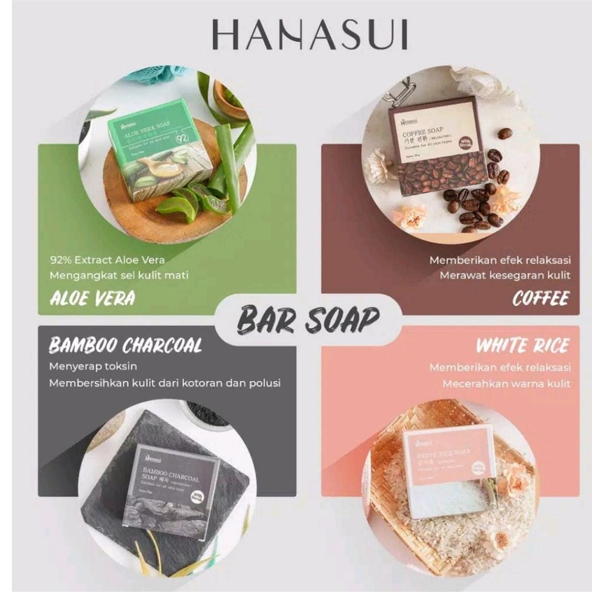 HANASUI BAR SOAP/ HANASUI SABUN/ SABUN HANASUI