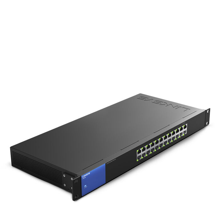 LINKSYS Switch 24-Port Easy plug 4 GB Ethernet  50/60Hz 48Gbps RJ-45