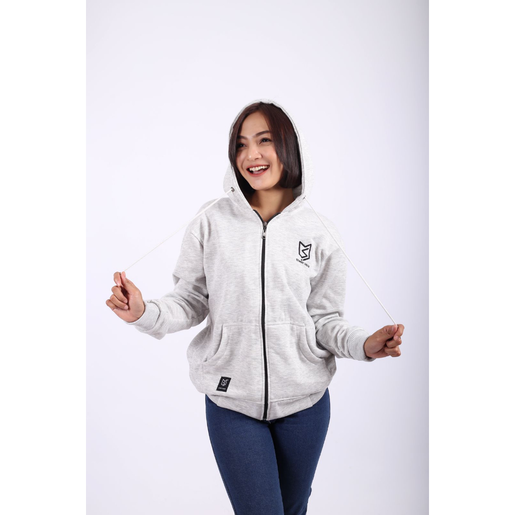 Hoodie zipper MS StreetWear Premium High Quality Logo Bordir Variasi 2