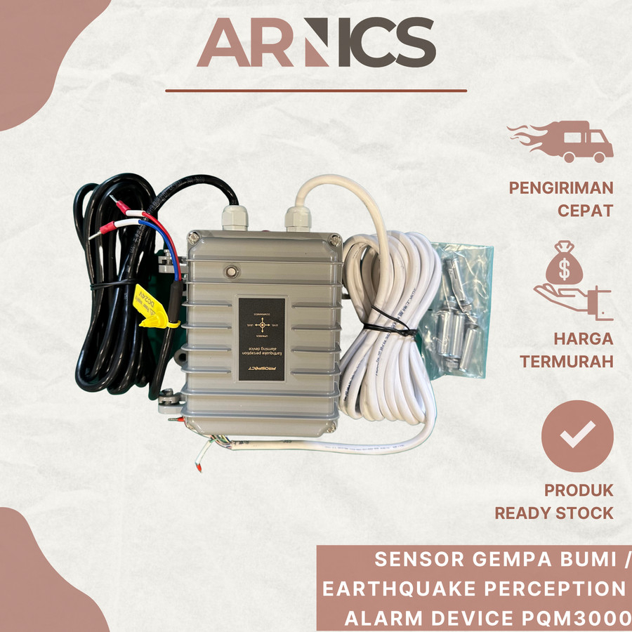 Sensor Gempa Bumi Lift PQM3000 / Earthquake Alarm Device PQM3000