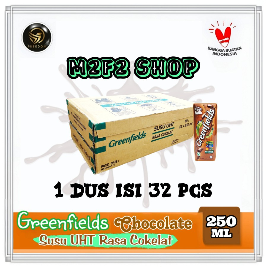 

Greenfields Susu Kotak UHT Chocolate Milk | Cokelat - 250 ml (Kemasan Karton)