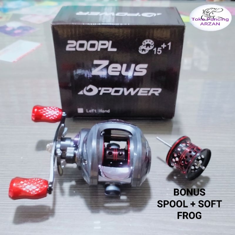 Reel BC D Power Zeus 200PL & Jalai 100PL Bonus Soft Frog