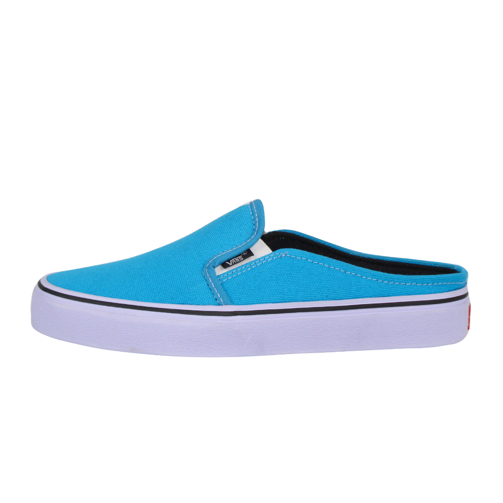 Vans Sepatu Sandal Bustong Slip On Pria Tanpa Tali Turkish Slop Casual Kanvas Cowok Simpel