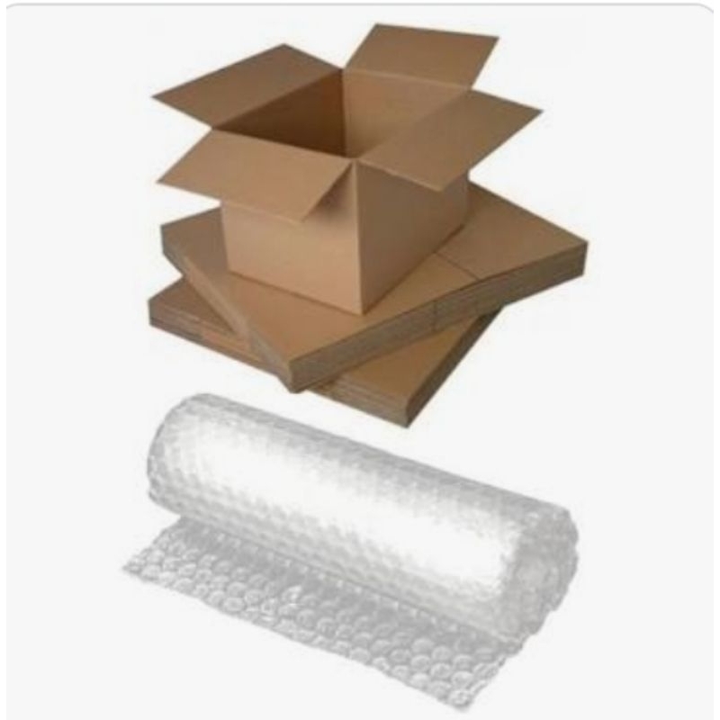 

Tambahan kardus & bubblewrap