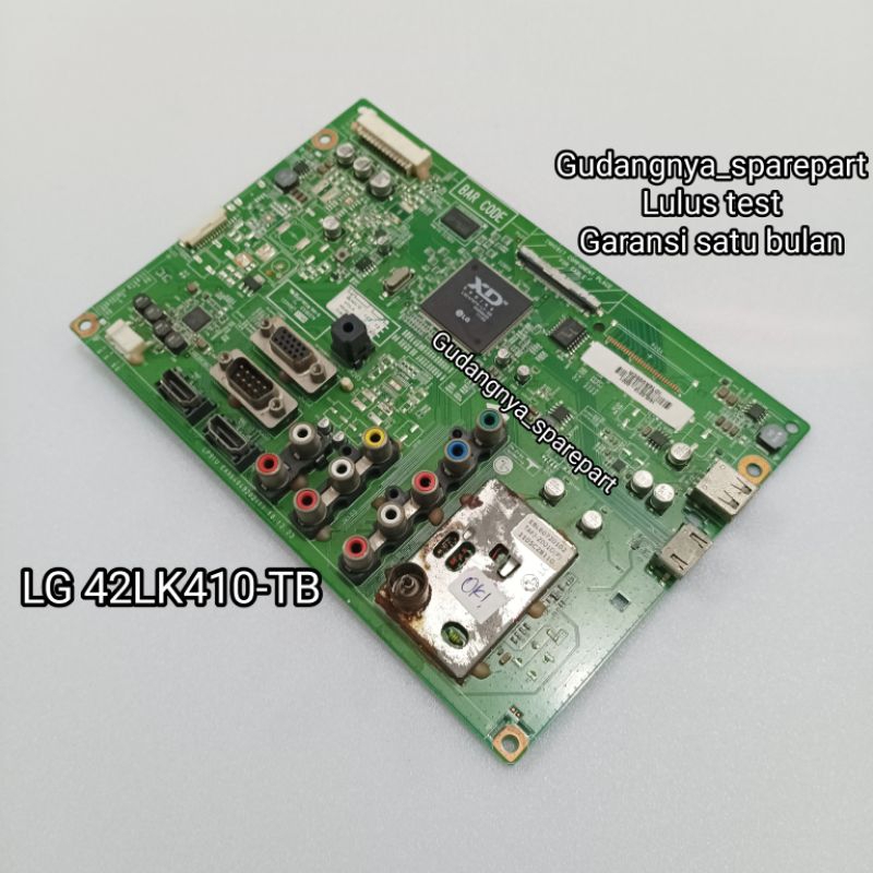 LG 42LK410 MAINBOARD 42LK410-TB MB MOBO MODUL MESIN TV MOTHERBOARD