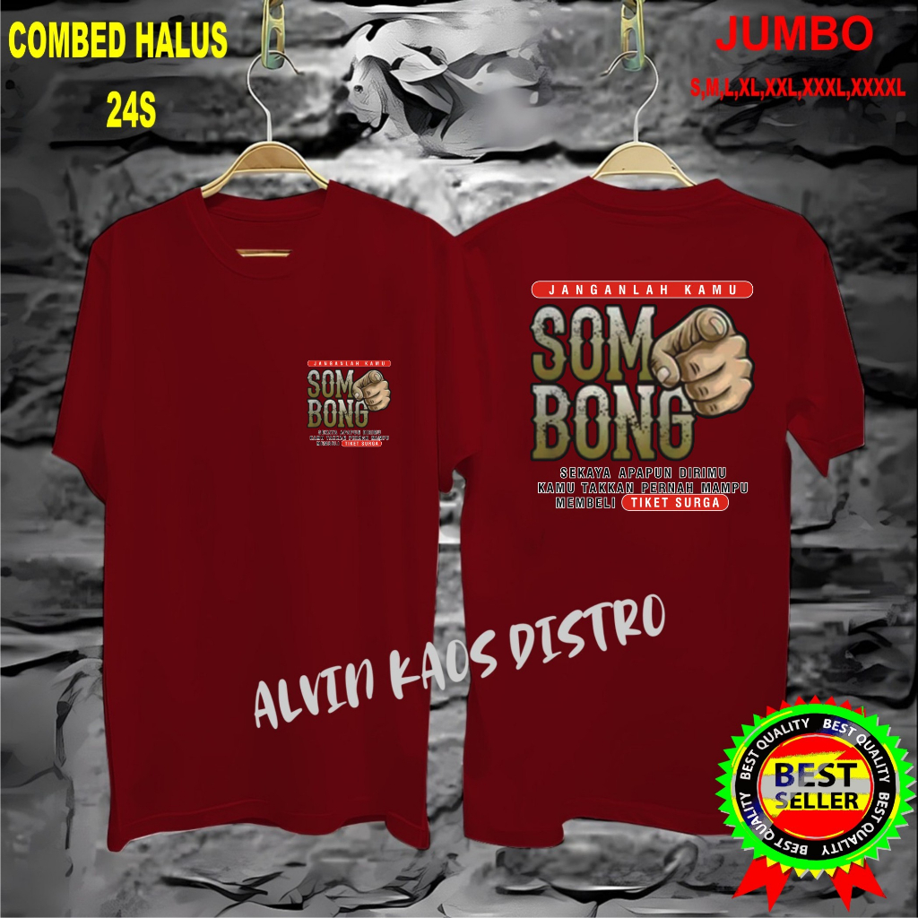 Terviral Kaos DTF DB sombong KAOS MURAH  Kaos Putih Hitam Kaos Terlaris No 1 Promo Diskon