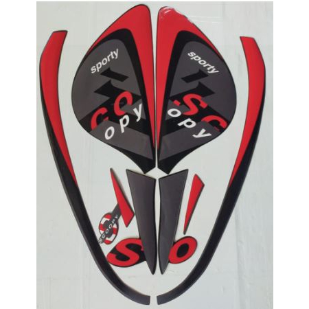 striping scoopy sporty 2022 hitam