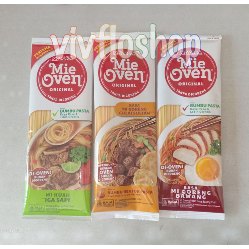 Mie Oven Original / Mi Oven Mayora (Kuah & Goreng)