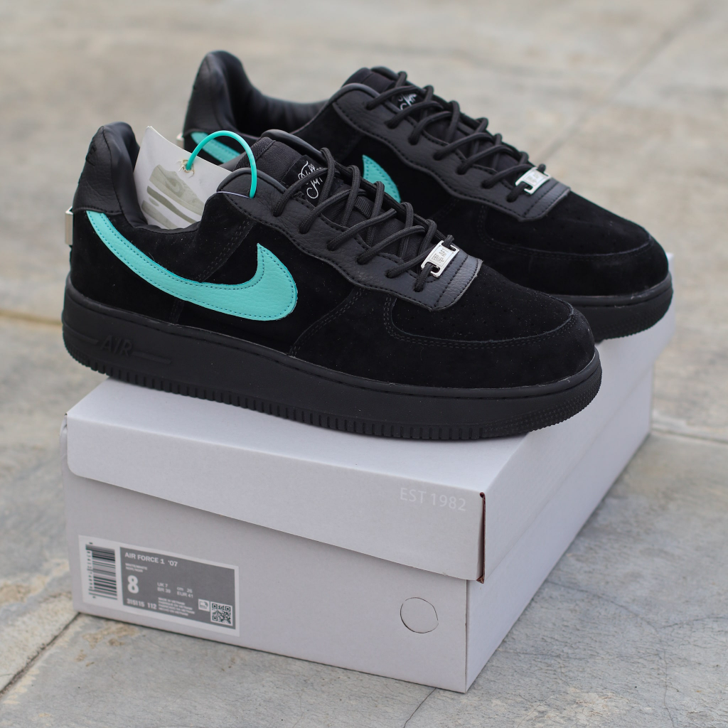 AIR F-1 LOW T1FF4NY COLLAB BLACK BLUE