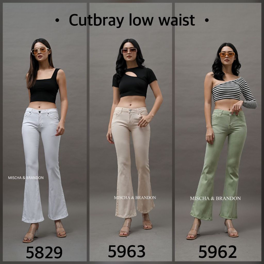 NRW M&B CUTBRAY JEANS LOW WAIST TERLARIS 5 WARNA