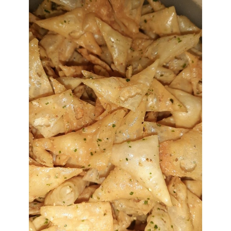 

cemilan enak kerupuk pangsit