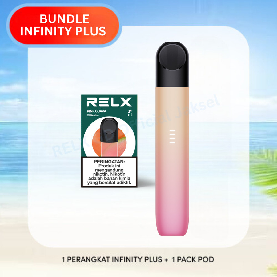 RELX Bundle Infinity Plus Pink Whisper Device and Pod