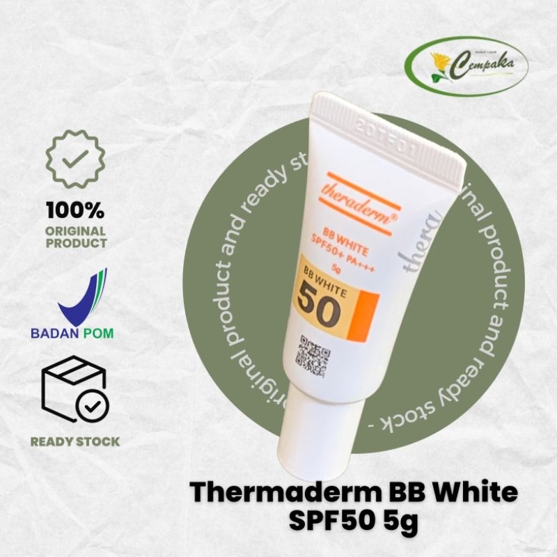 Theraderm  sunblock SPF 50+ Trevel size berat 5gr