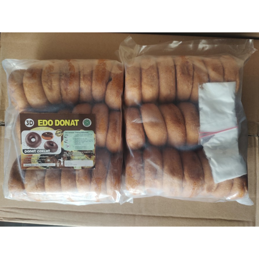 

Donat Coklat Donat 3D COklat Mini Isi 20