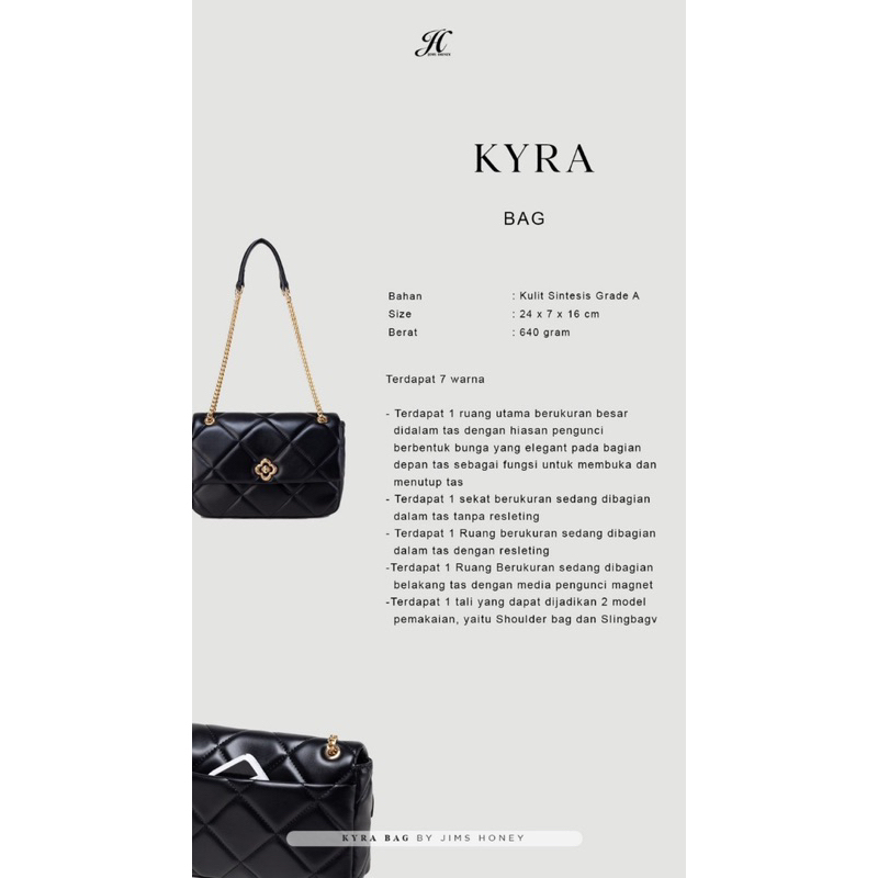 JIMS HONEY KYRA BAG