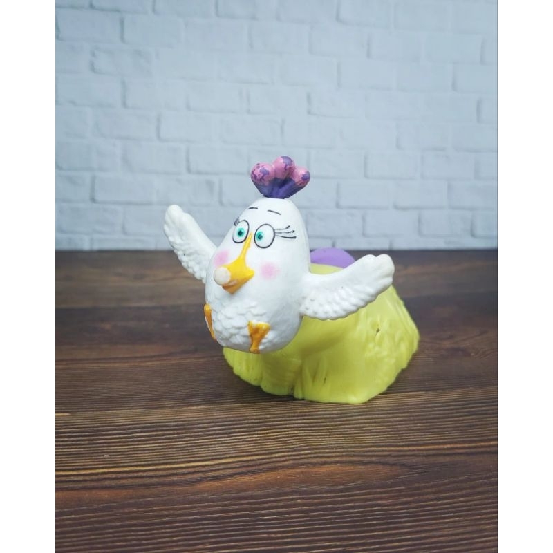 Figure Angry Bird Putih, angry bird merah, angry bird pink, angry bird ungu, angry bird kuning Mcd H