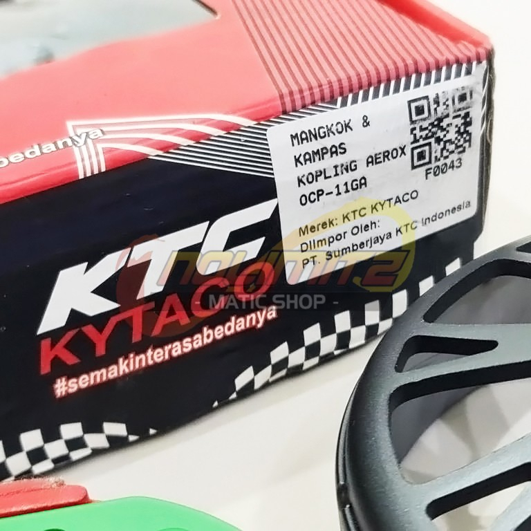 Kampas Ganda Mangkok Kopling CVT Set KTC Kytaco NMAX Aerox 155 Lexi