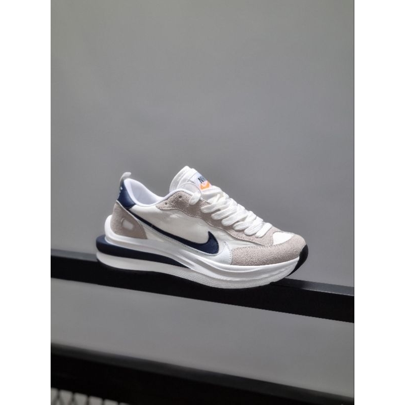 Sepatu • Pria &amp; Wanita Sacai Vaporfly White Navy Premium Quality