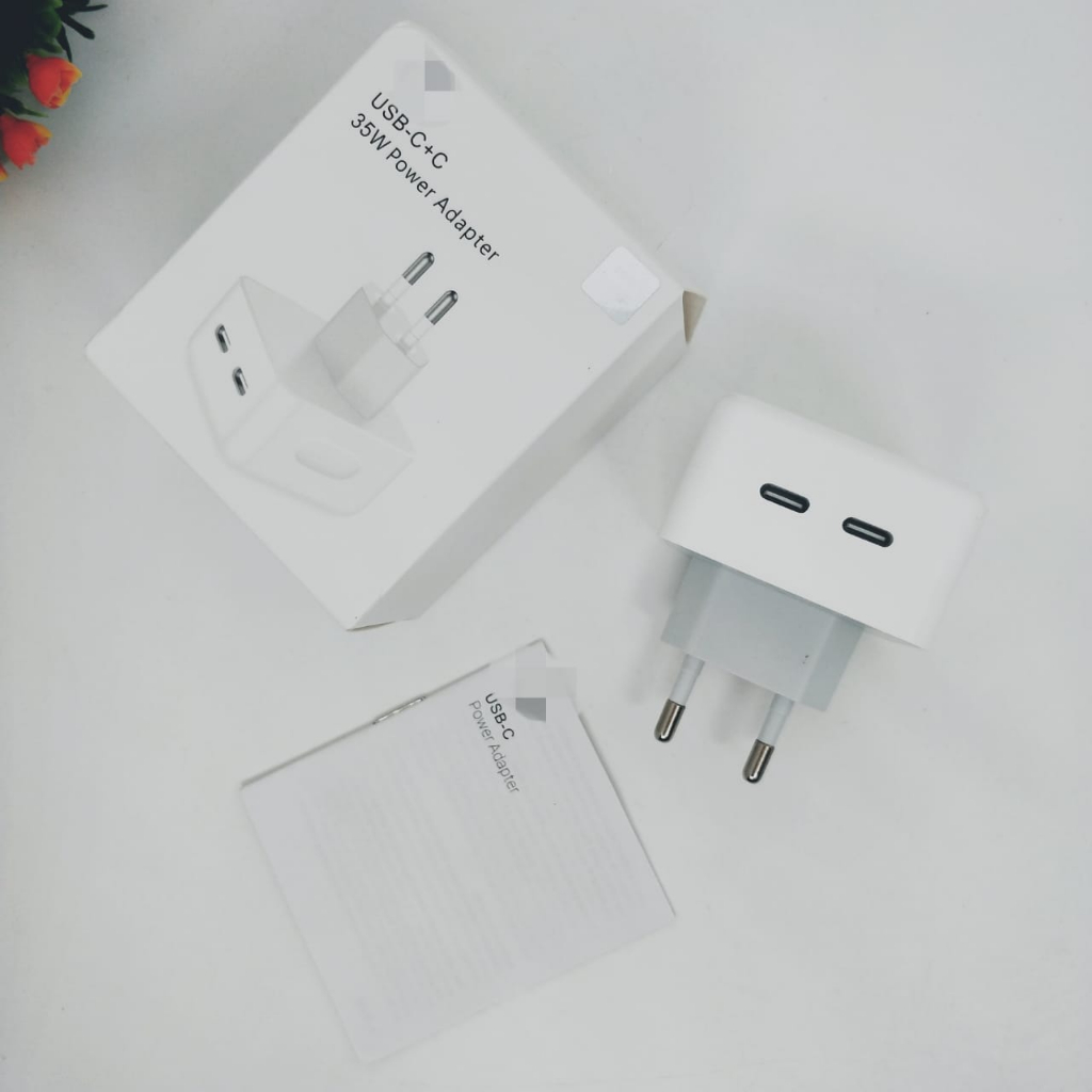 Batok Iph 50W adaptor Fast Charging iph 14 promax / Dual Port PD USB-C to Lightning PROMO SEN