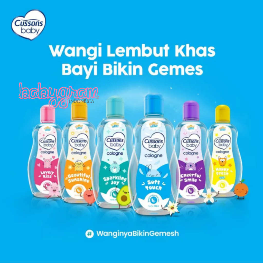 Cussons Baby Cologne 100ml / Cusson Bayi Parfum 100 minyak wangi bayi