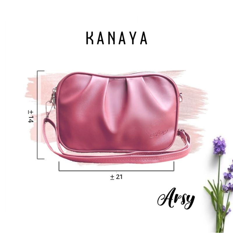 Tas selempang Kanaya Bag by Arsy cocoly waterproof tas selempang wanita sling bag wanita waterproof tas wanita tas slempang tali panjang tas murah tas simpel cantik elegan terbaru cocok untuk santai