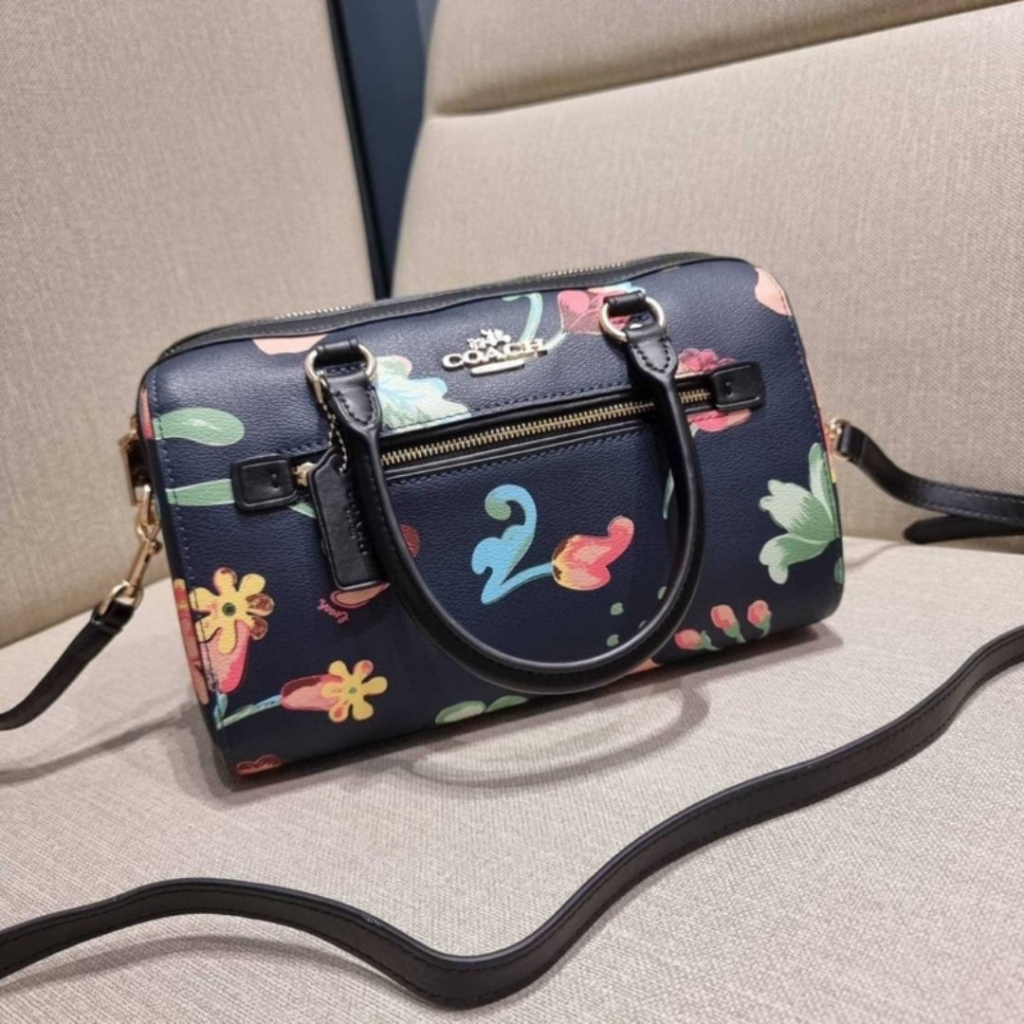 TAS WANITA CH 8617 TAS SELEMPANG WANITA ROWAN FLOWER PRINTED CROSSBODY BAG HANDBAG