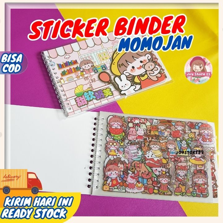 

Sticker Korea isi 6 / Sticker Waterproof / Sticker Tumblr / Sticker Kartun Korea/ Sticker Momojan