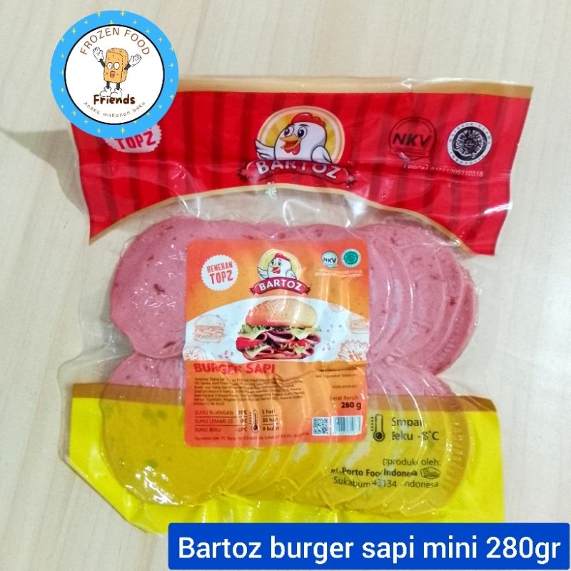 

Bartoz burger sapi280gr