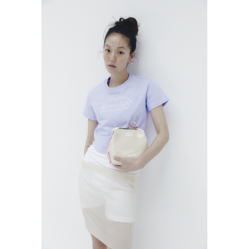 EMIS - New Logo Enamel Frame Purse bag