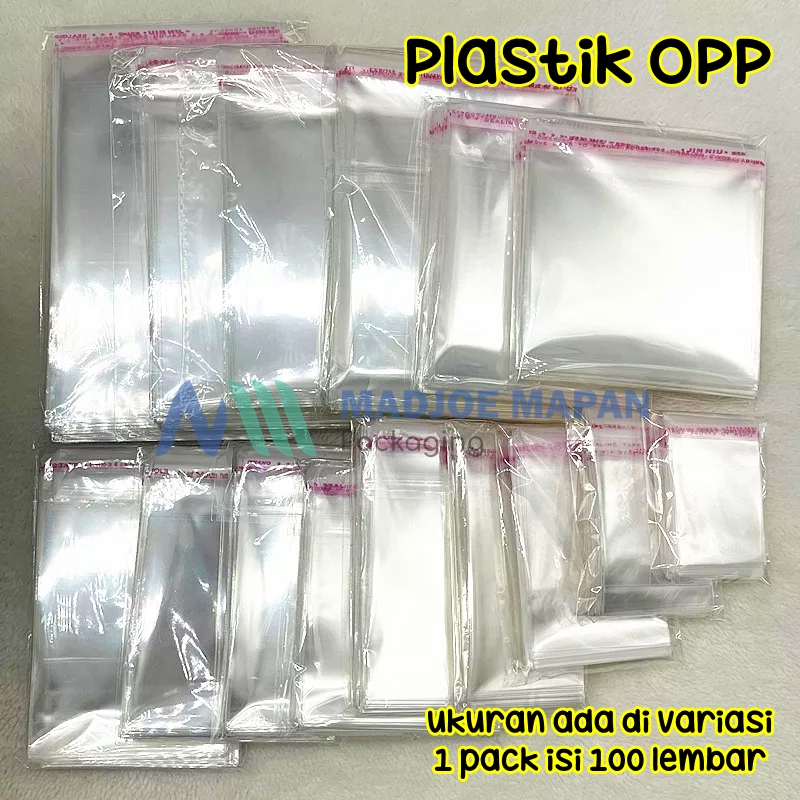 Plastik OPP Bening Seal Makanan - Plastik Snack Jajan Kue Basah - Plastik Perekat Lem / plastik riso